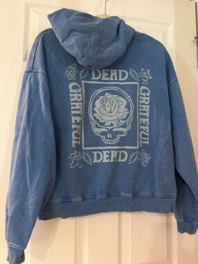 AE American Eagle This Feels Seriously Lived In Grateful Dead Hoodie - XS - EUC